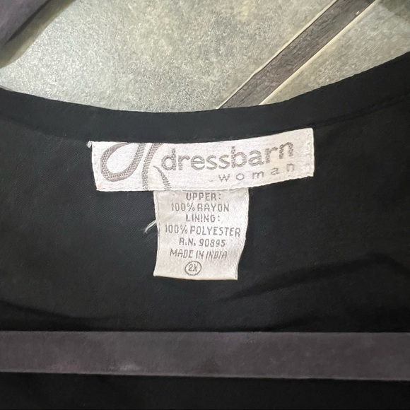 Dress Barn Womens Y2K Babydoll Tiered Eyelet Maxi Dress Sz 2XL Fairy Grunge - Picture 5 of 12